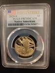 2025-S $1 Native American First Strike PR70DCAM