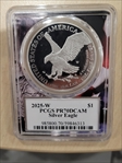 2025-W $1 Silver Eagle Ultra Breaks PR70DCAM