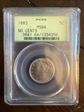1883 5C No CENTS MS64