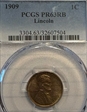 1909 1C Lincoln PR63RB