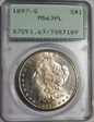 1897-S $1 MS63PL