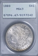 1880 $1 MS63