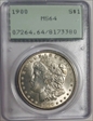 1900 $1 MS64