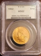1932 $10 MS62