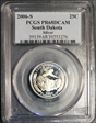 2006-S 25C South Dakota Silver PR68DCAM