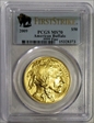 2009 $50 American Buffalo First Strike .9999 Fine Gold MS70