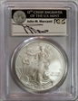 2008-W $1 Burnished Silver Eagle SP69