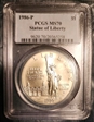1986-P $1 Statue of Liberty MS70