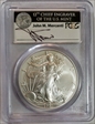 2007-W $1 Burnished Silver Eagle SP69