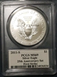 2011-S $1 Silver Eagle 25th Anniversary Set First Strike MS69