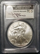 2011-W $1 Burnished Silver Eagle 25th Anniversary Set First Strike SP69