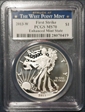 2013-W $1 Enhanced Silver Eagle West Point Mint Set First Strike SP70