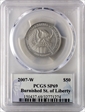 2007-W $50 Burnished St. of Liberty SP69