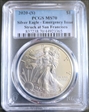 2020-(S) $1 Silver Eagle - Emergency Issue Struck at San Francisco MS70