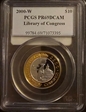 2000-W $10 Library of Congress Bimetallic PR69DCAM