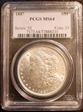 1887 $1 MS64