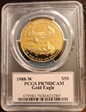 1988-W $50 Gold Eagle Thomas Cleveland Art Deco PR70DCAM