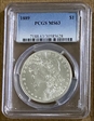 1889 $1 MS63