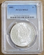 1881 $1 MS63