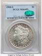 1900-S $1 MS64PL