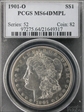 1901-O $1 MS64DMPL