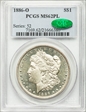 1886-O $1 MS62PL