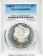 1881-S $1 MS66DMPL