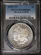 1878 7TF $1 Reverse of 1878 MS64DMPL