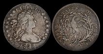 1795 $1 Draped Bust, Centered VF20