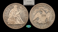 1868 $1 PR55