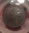 1793 1C Wreath, S-11c AU50BN