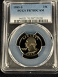 1985-S 25C PR70DCAM