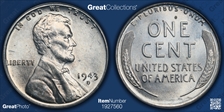 1943-D/D 1C MS66