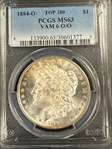 1884-O $1 VAM 6, O/O MS63