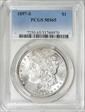 1897-S $1 MS65