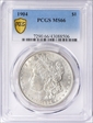 1904 $1 MS66