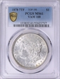 1878 7TF $1 VAM 100 MS61