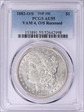 1882-O/S $1 VAM 4, O/S Recessed AU55