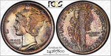 1916 10C Mercury MS66FB
