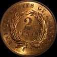 1865 2C MS65RD