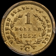 1852-C G$1 AU58