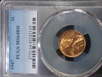 1946-S 1C MS66RD