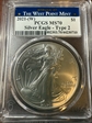 2021-(W) $1 Silver Eagle - Type 2 Struck at West Point MS70