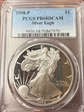 1998-P $1 Silver Eagle PR68DCAM