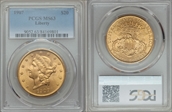 1907 $20 Liberty MS63