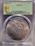 1884-O $1 MS64