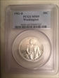1982-D 50C Washington MS69
