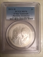 2013-W $1 5 Star Generals Marshall, Eisenhower MS70