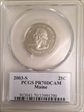 2003-S 25C Maine PR70DCAM