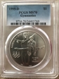 1995-D $1 Gymnastics MS70